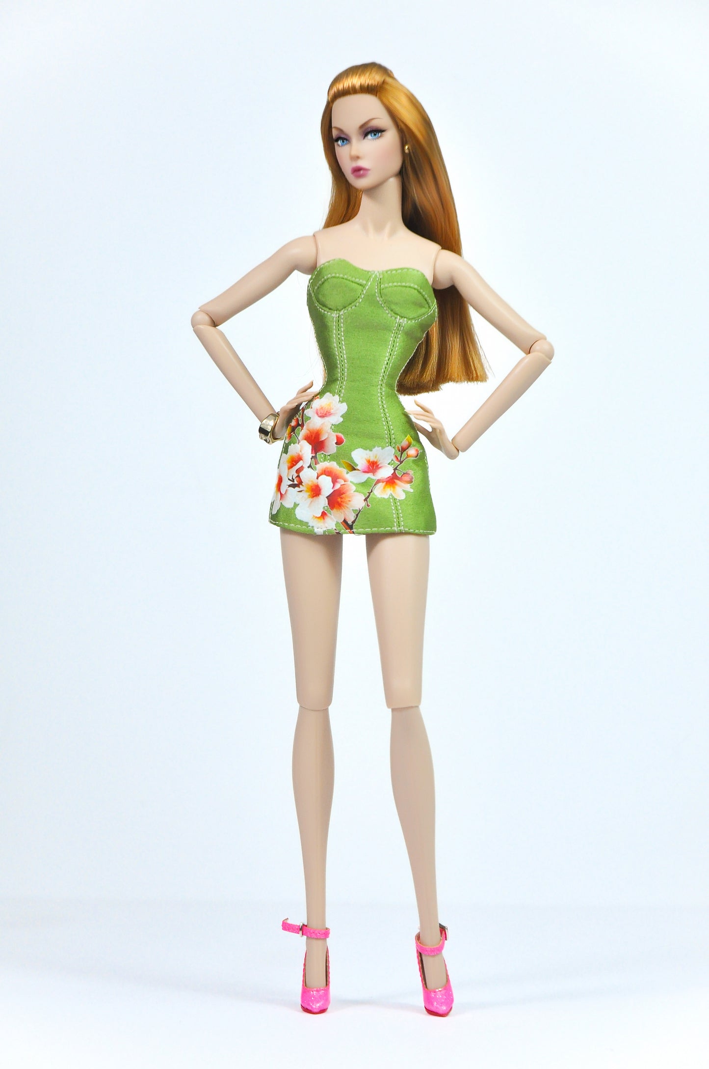 OOAK | Spring Blossom Chic – Fashion Royalty Doll Clothes & NU FACE