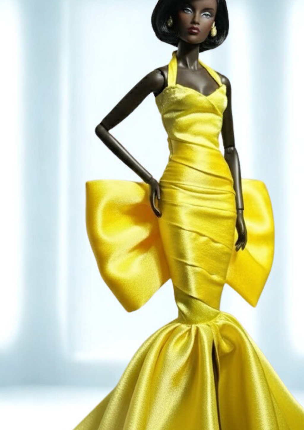 BASIC | Haute Desired – Golden Siren Gown | Fashion Royalty 12” Doll Clothes Couture