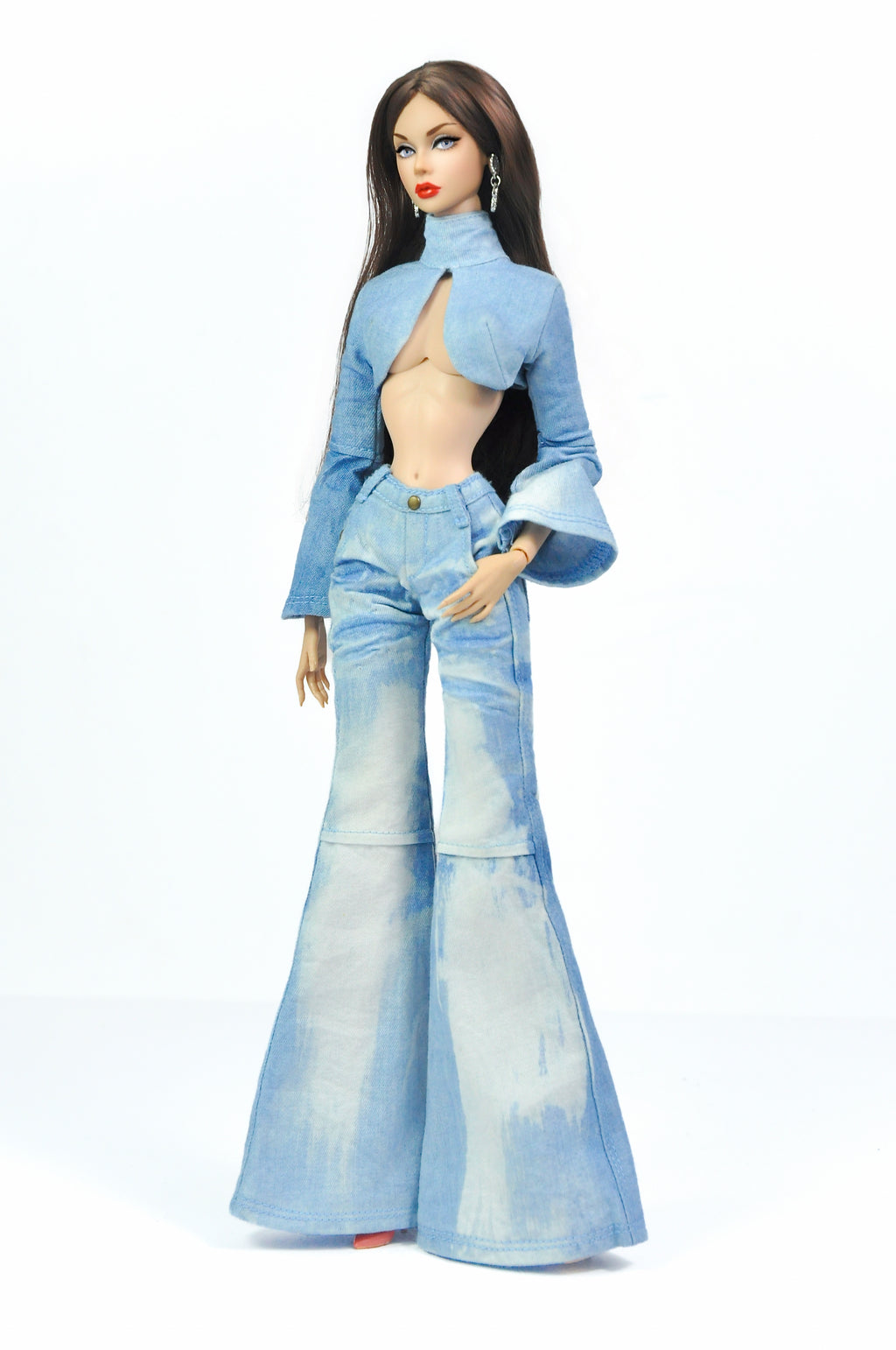 DENIM FEVER | Skyline Muse Denim Set – Fashion Royalty 6.0 Doll Clothes