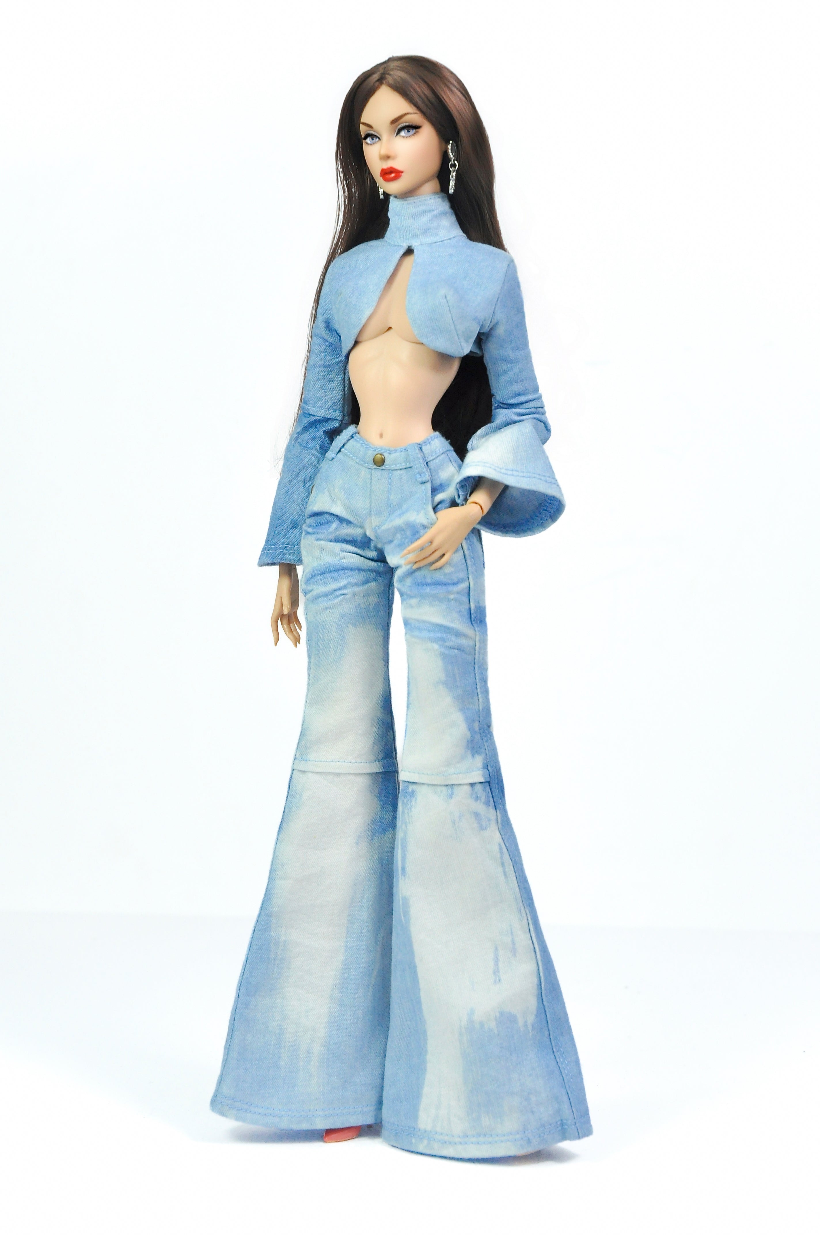 DENIM FEVER | Skyline Muse Denim Set – Fashion Royalty 6.0 Doll Clothes