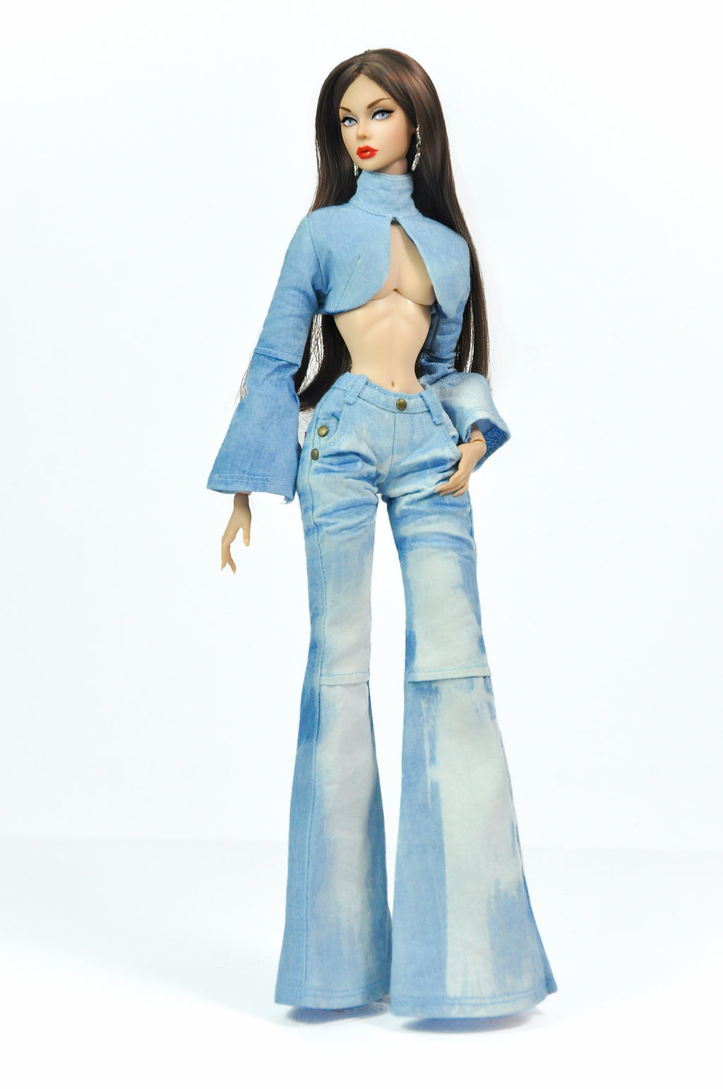 DENIM FEVER | Skyline Muse Denim Set – Fashion Royalty 6.0 Doll Clothes
