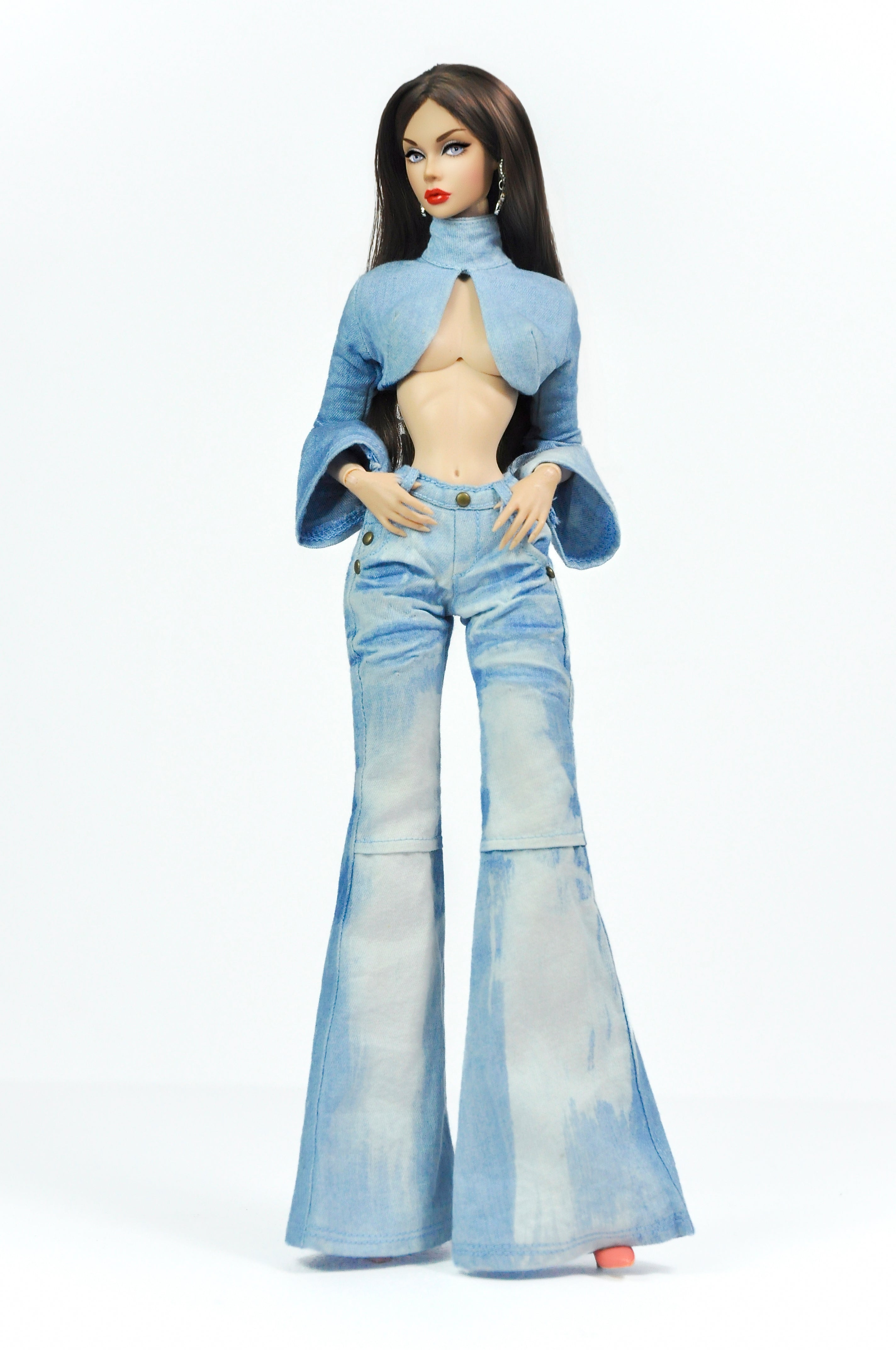 DENIM FEVER | Skyline Muse Denim Set – Fashion Royalty 6.0 Doll Clothes