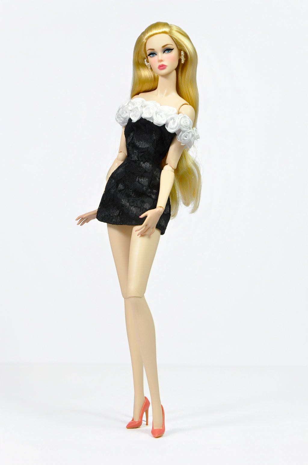 Pink Friday – Rosette Lace Mini Dress (1/6 Scale)