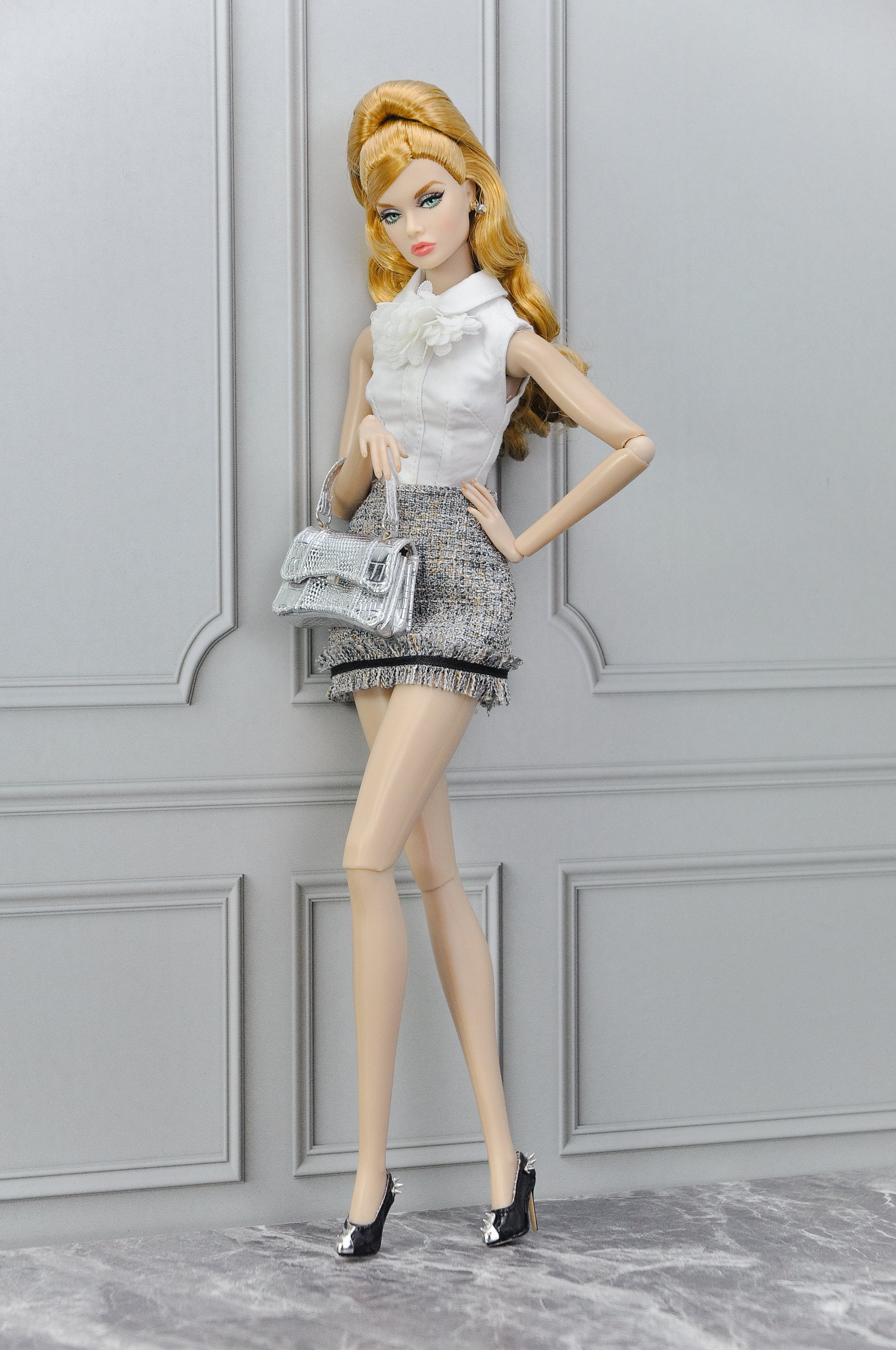 AURA | Parisian Tweed Suit Set — Fashion Royalty 6.0 Doll Clothes