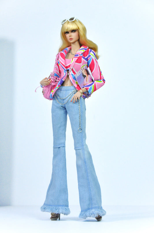 OOAK | Retro Groove Street Style – Fashion Royalty Doll Clothes