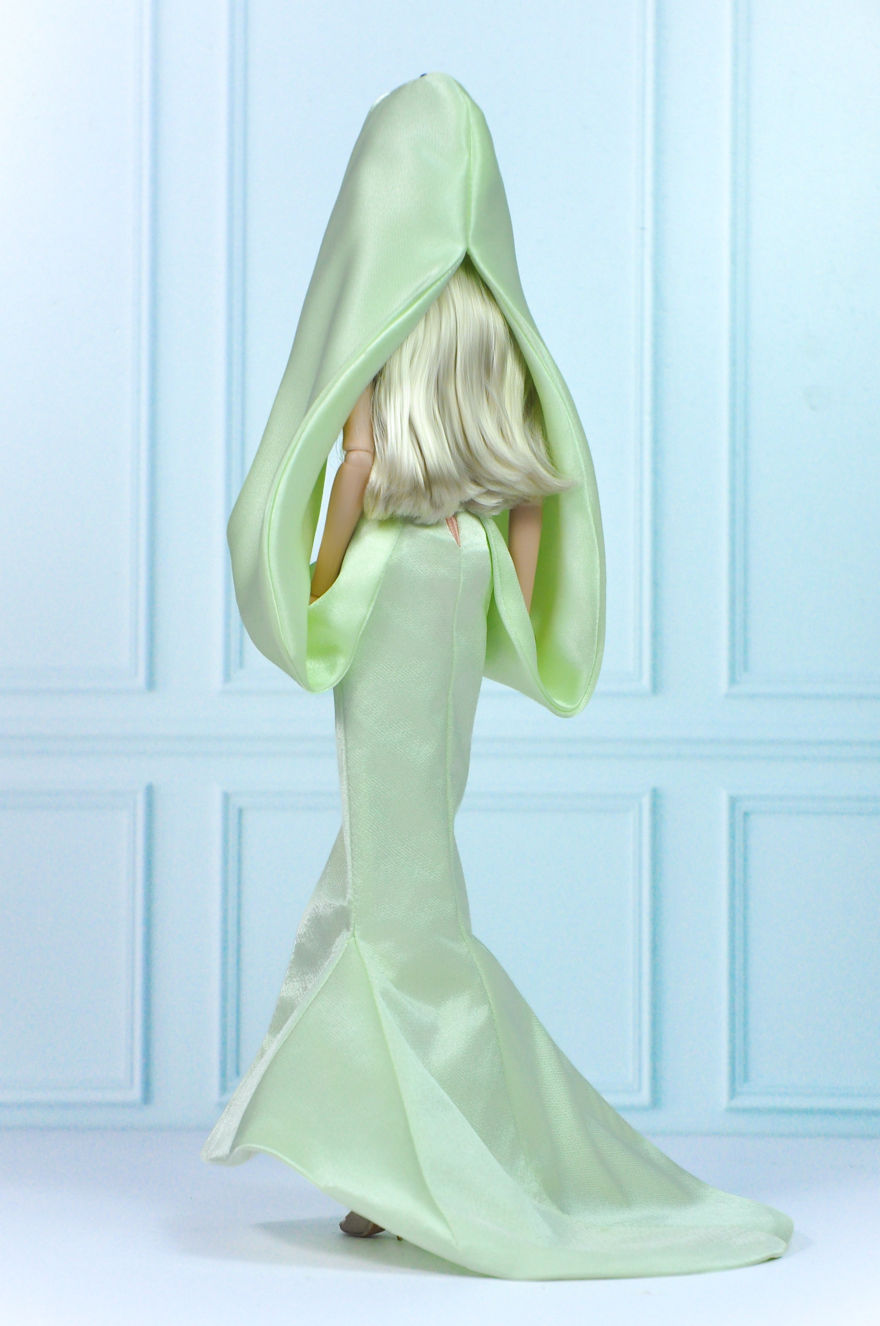 OOAK | Celadon Goddess – Fashion Royalty 6.0 doll clothes Evening Gown