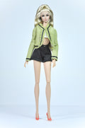 Handmade Fashion Doll Clothes – Limited Clearance Collection - Check Jacket (full outfit)