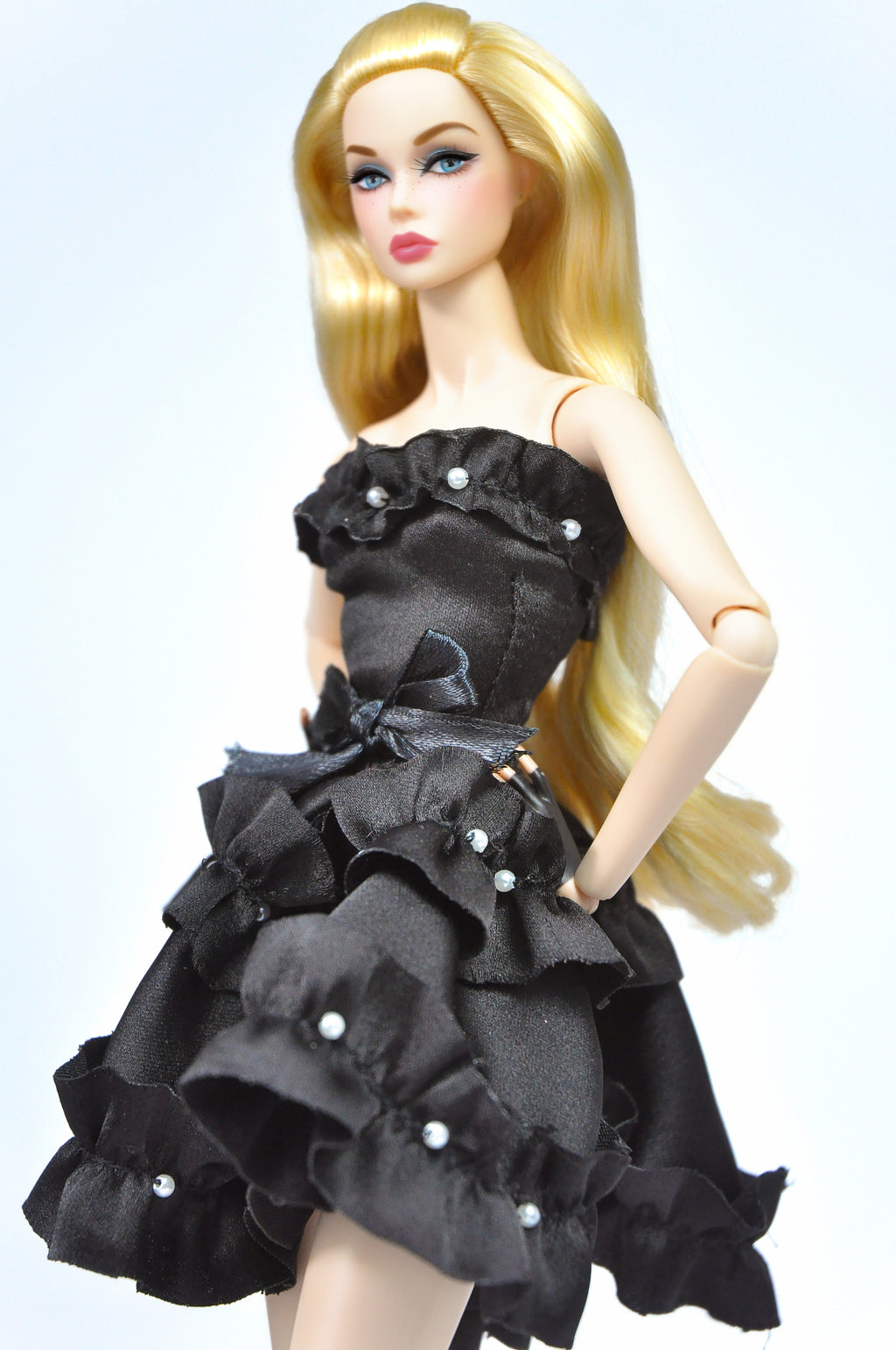 BASIC | Midnight Pearl Ruffle Dress – Fashion Royalty 6.0 / NU Face